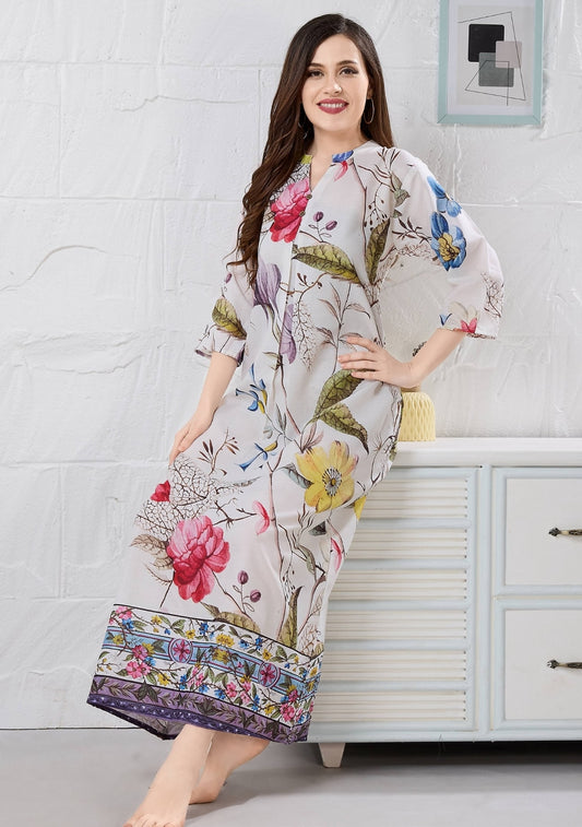 Flora Blush Floral Nightgown