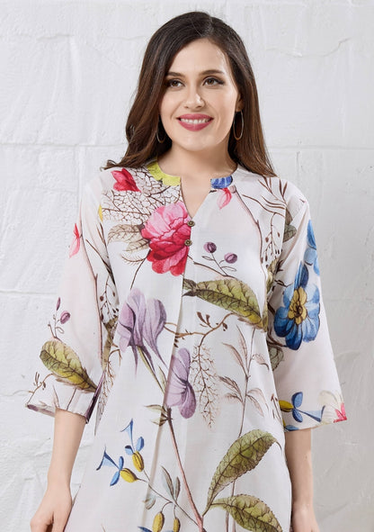 Flora Blush Floral Nightgown