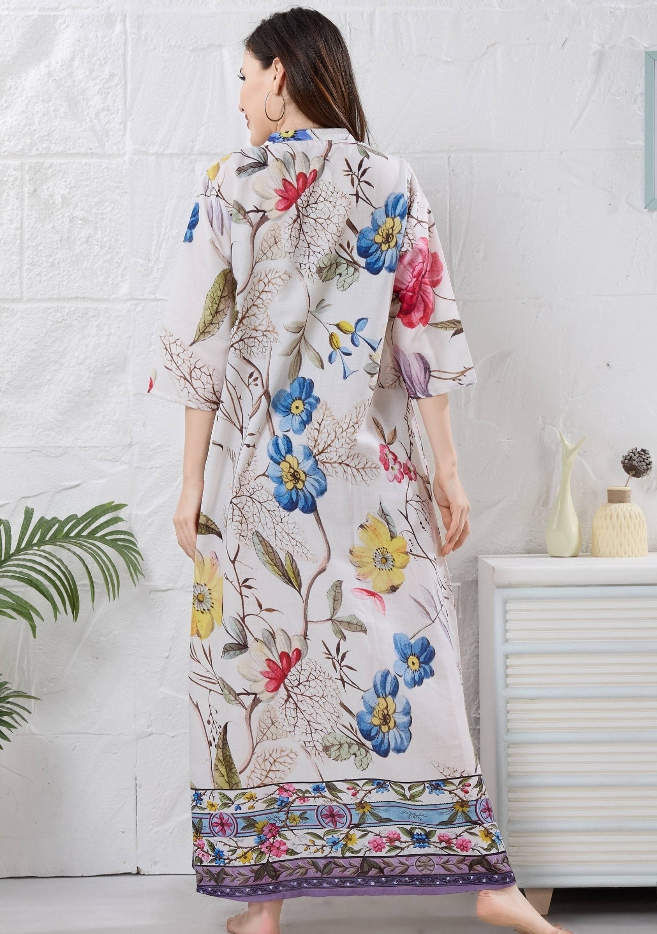 Flora Blush Floral Nightgown