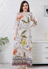 Flora Ivory Bloom Floral Nightgown