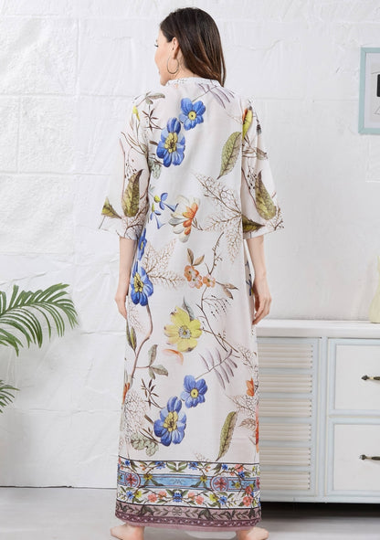 Flora Ivory Bloom Floral Nightgown