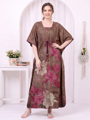 Minka Autumn Blossom Printed Kaftan