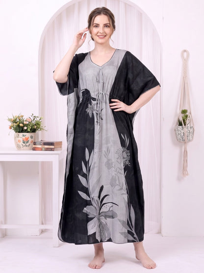 Freya Onyx Bloom Printed Kaftan
