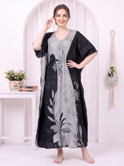 Freya Onyx Bloom Printed Kaftan